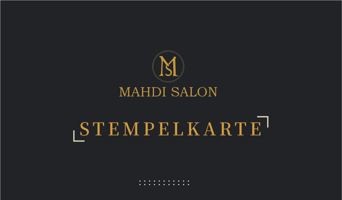Stempelkarte Vorderseite – MAHDI SALON